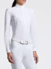 Cavalleria Toscana Long Sleeve Shirt with Perforation