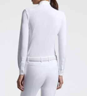 Cavalleria Toscana Long Sleeve Shirt with Perforation