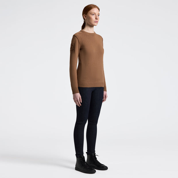 Cavalleria Toscana Women's Crew Neck Pure Wool