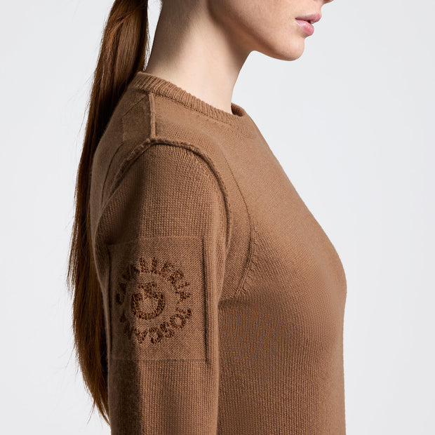 Cavalleria Toscana Women's Crew Neck Pure Wool