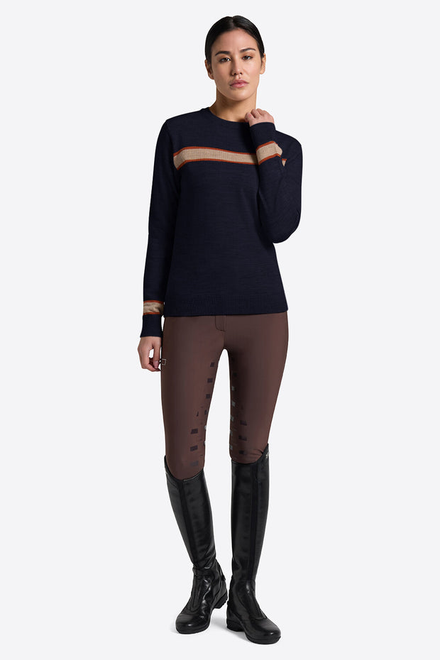 RG Women's Wool Blend Crew Neck Sweater