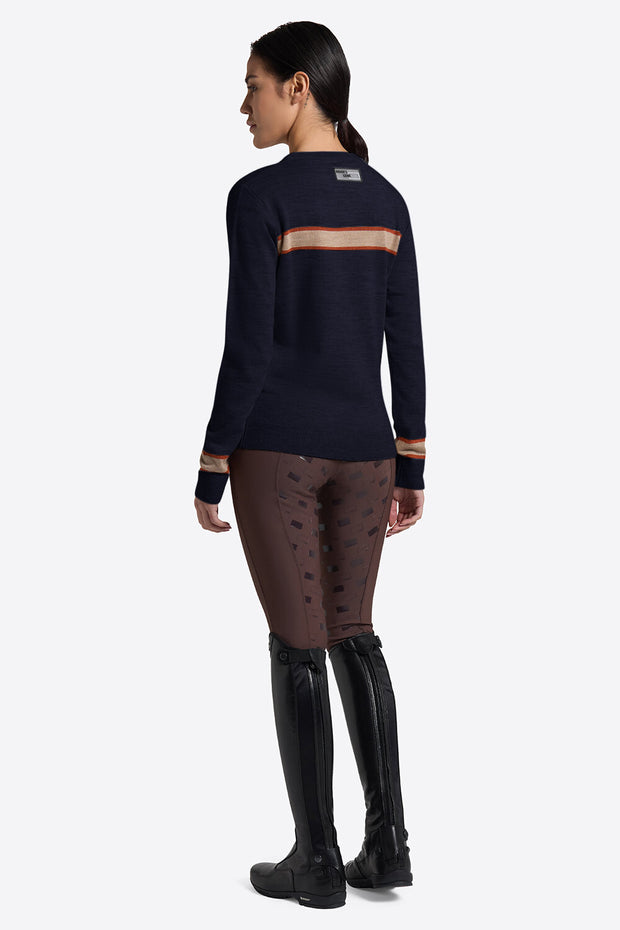 RG Women's Wool Blend Crew Neck Sweater